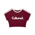 Cultured. Women's Raglan Crop T-Shirt – Lady Liberty Edition