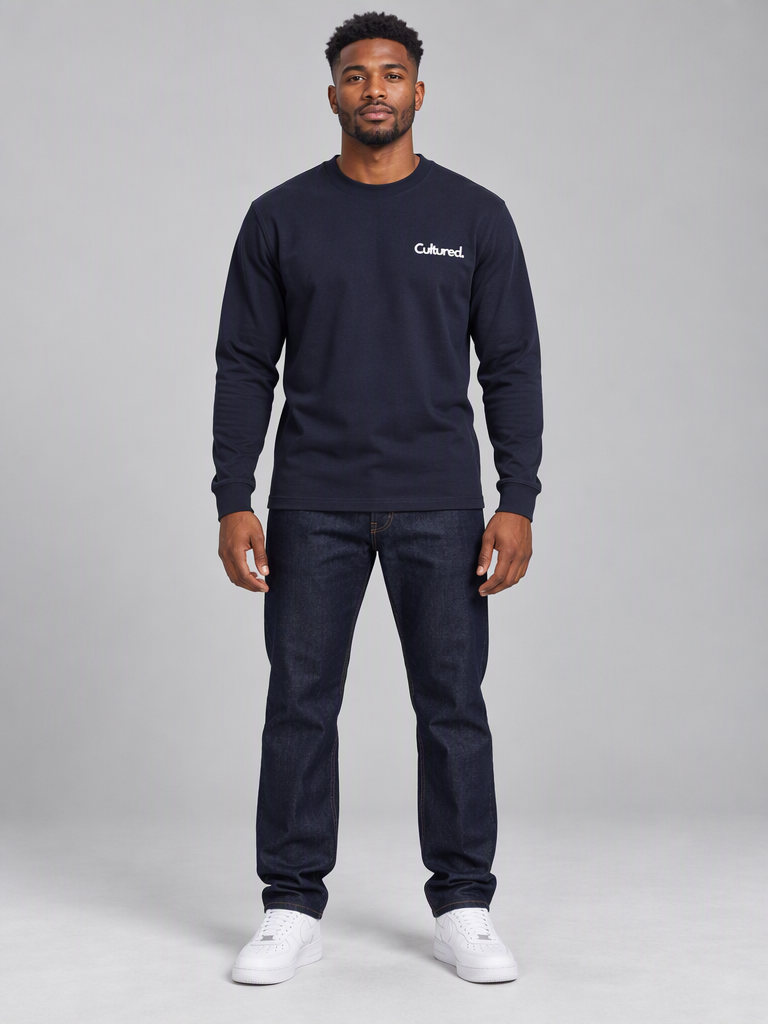 Essential Crewneck Long-Sleeve T-Shirt (Variant Colors)