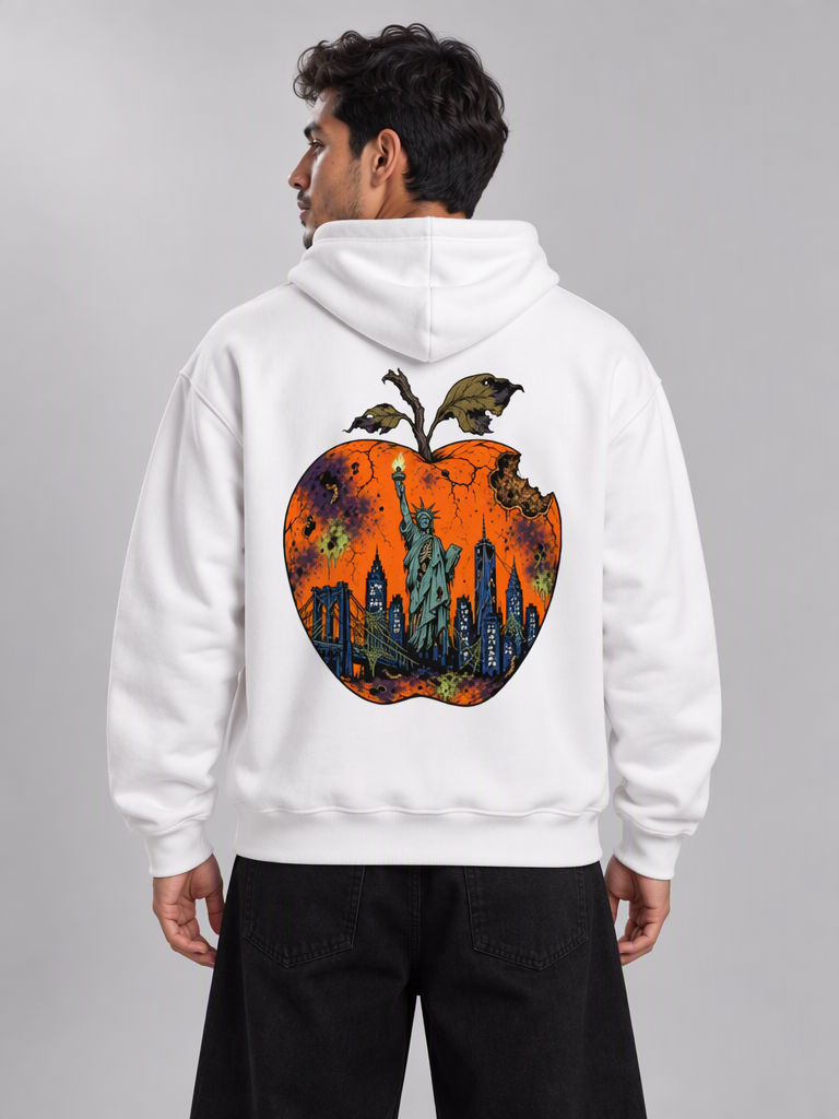 Cultured. Halloween Rotten Apple Heavyweight Hoodie (Halloween)