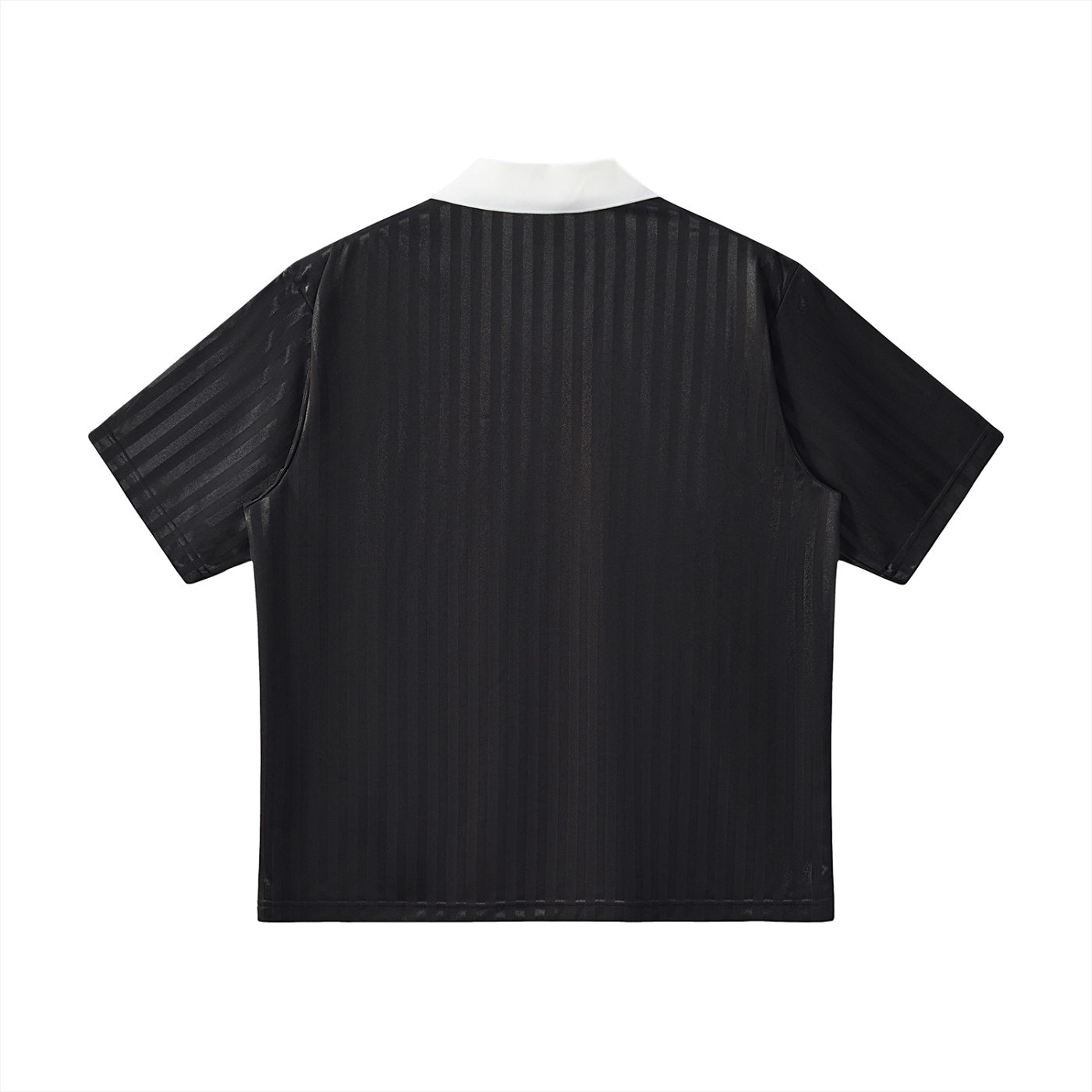 Contrast Collar Striped Soccer Jersey (Variant Colors)