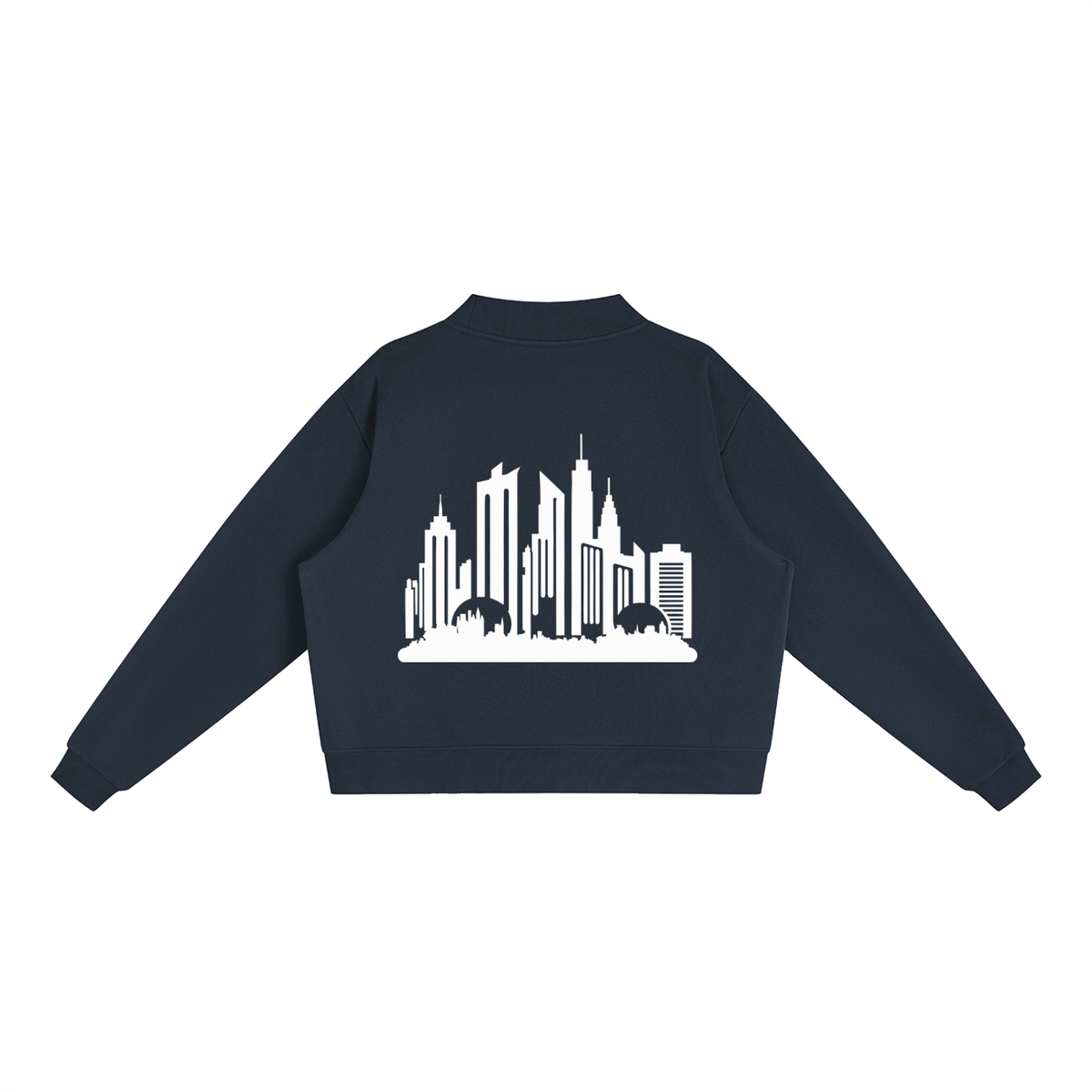 Cultured. Women’s Fleece Mock-Neck Crew Sweatshirt