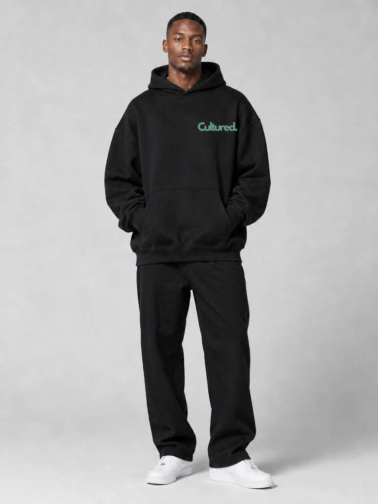 Cultured. NY Big Apple Classic Hoodie — Statue of Liberty Green