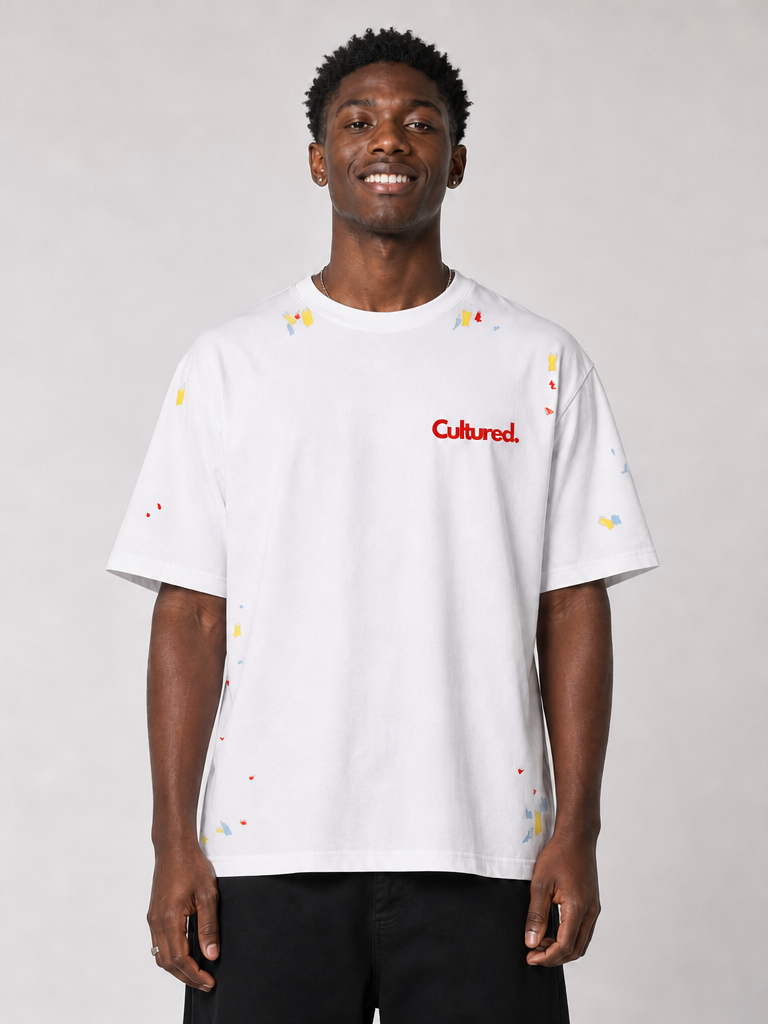 Cultured. Paint Splatter T-Shirt
