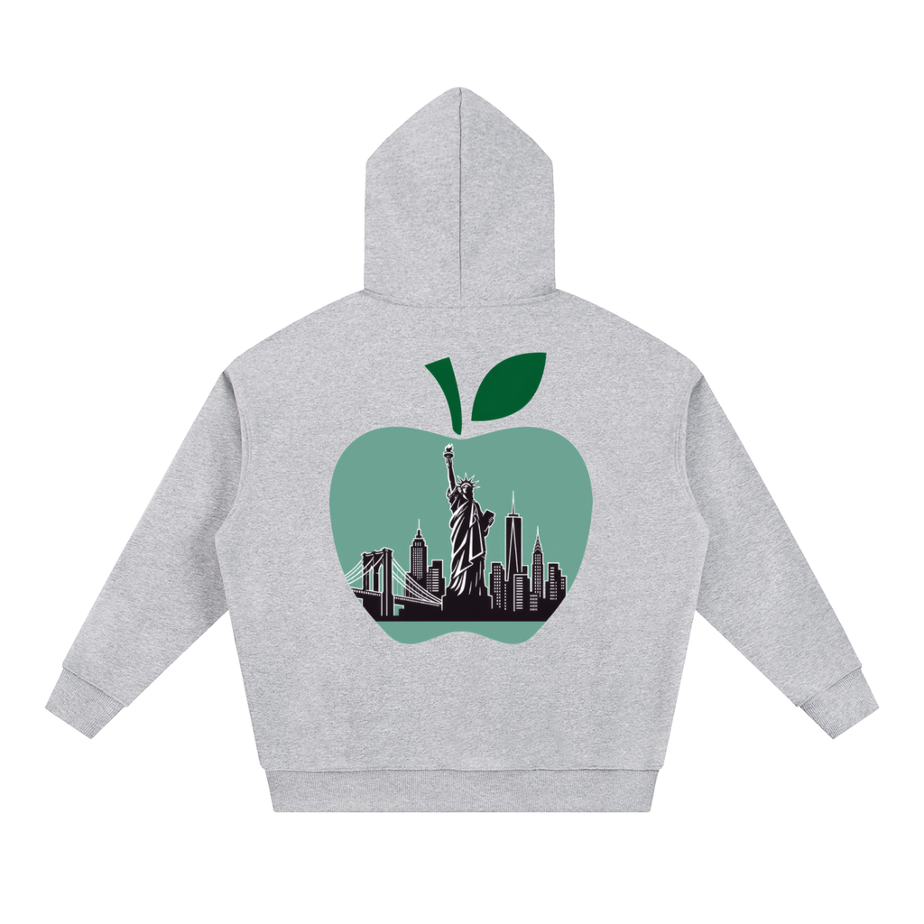 Cultured. NY Big Apple Classic Hoodie — Statue of Liberty Green