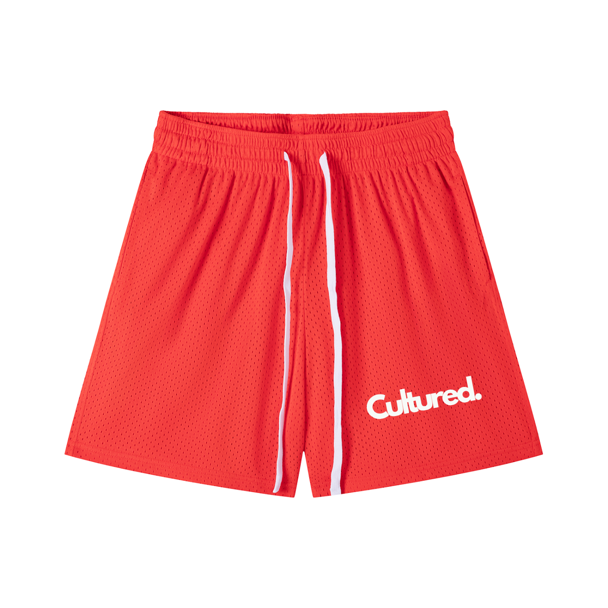 Cultured. Drawstring Mesh Shorts