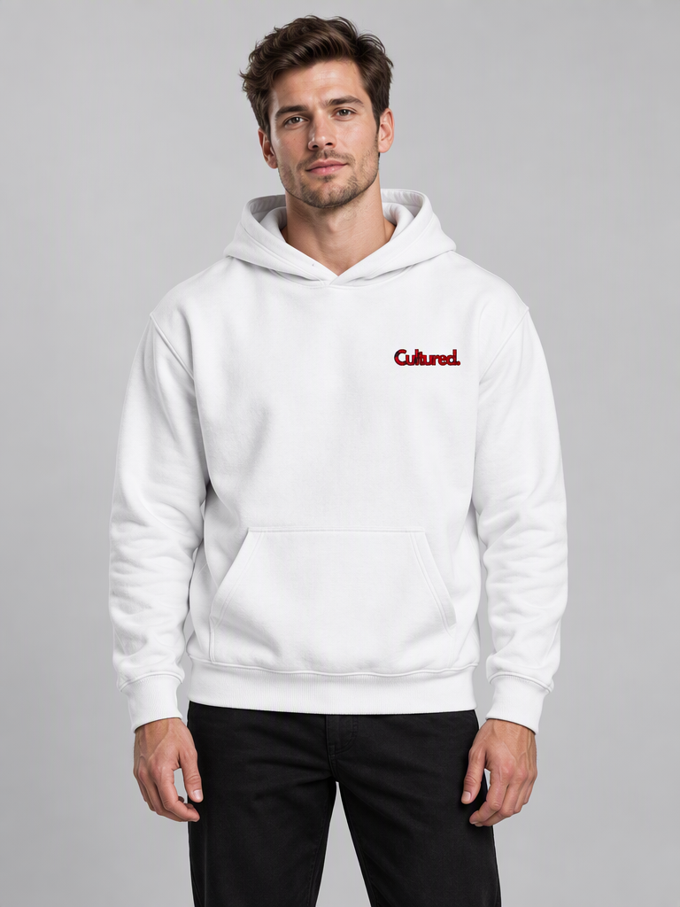 Cultured. Halloween Rotten Apple Heavyweight Hoodie (Blood Red)