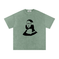 Cultured. Mona Lisa Snow Washed Oversized T-Shirt