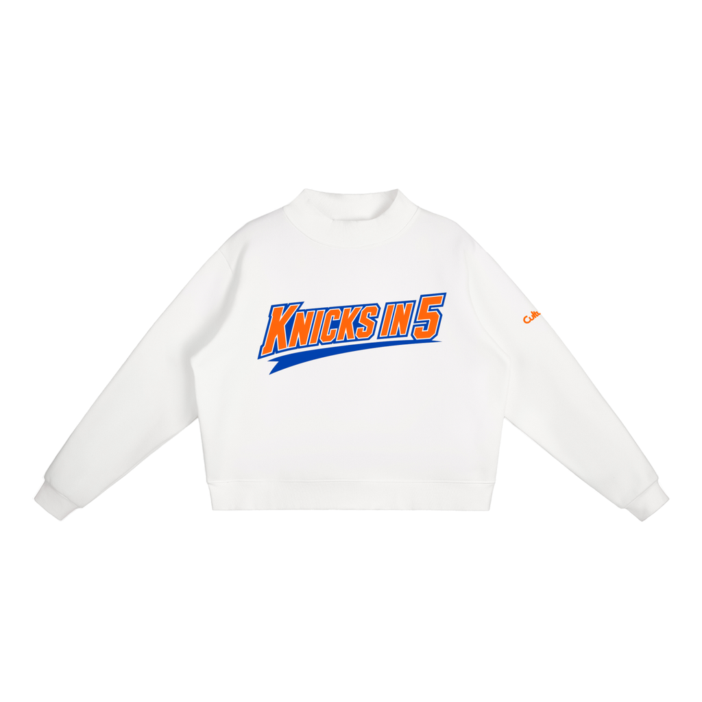 Cultured. Women's Knicks in 5 Championship Essential Fleece Crew Sweatshirt