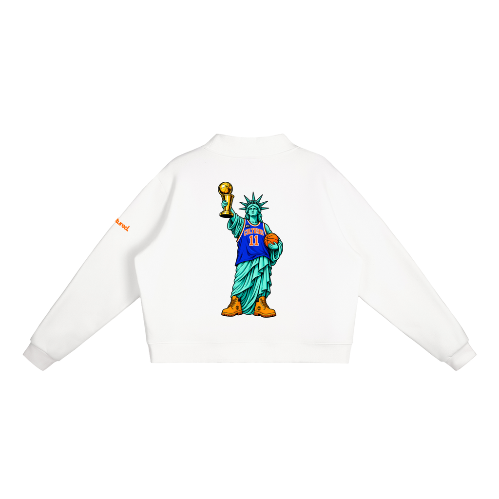 Cultured. Women's Knicks in 5 Championship Essential Fleece Crew Sweatshirt