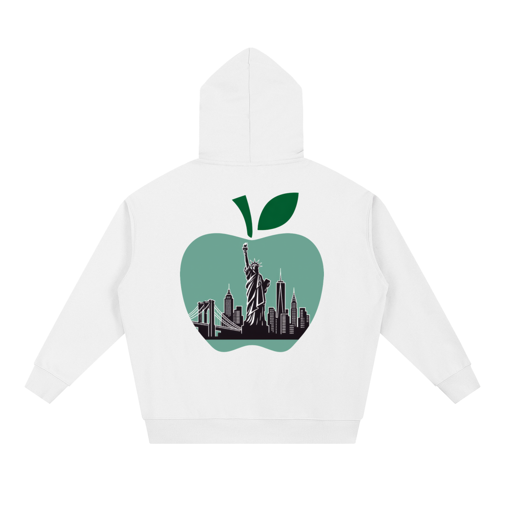 Cultured. NY Big Apple Classic Hoodie — Statue of Liberty Green