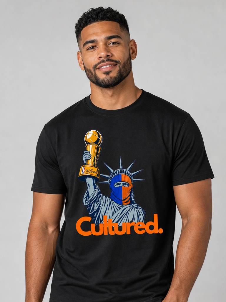 Cultured. Statue of Liberty Championship T-Shirt