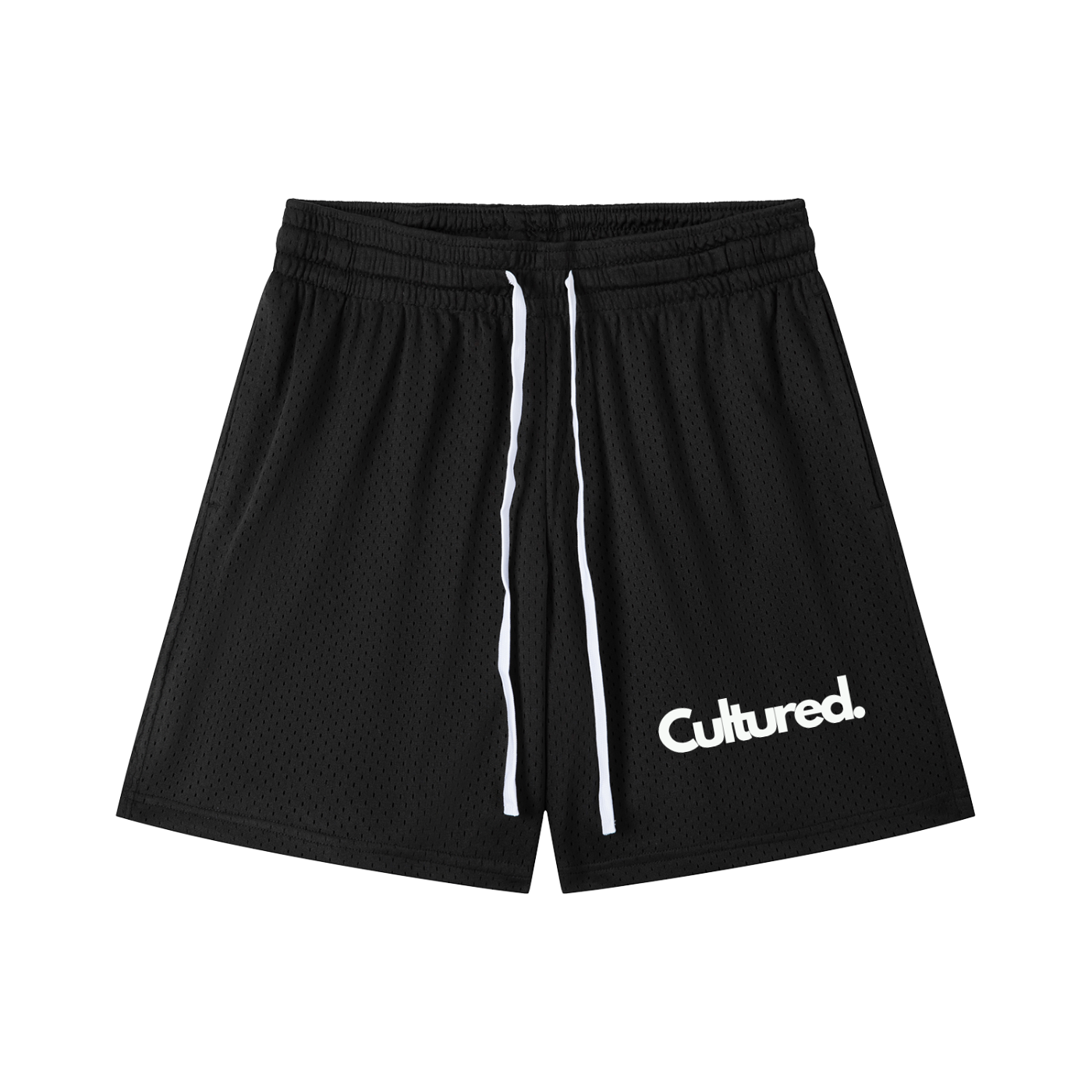 Cultured. Drawstring Mesh Shorts