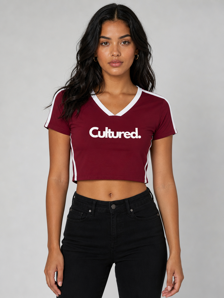 Cultured. Slim Fit Color Block T-Shirt