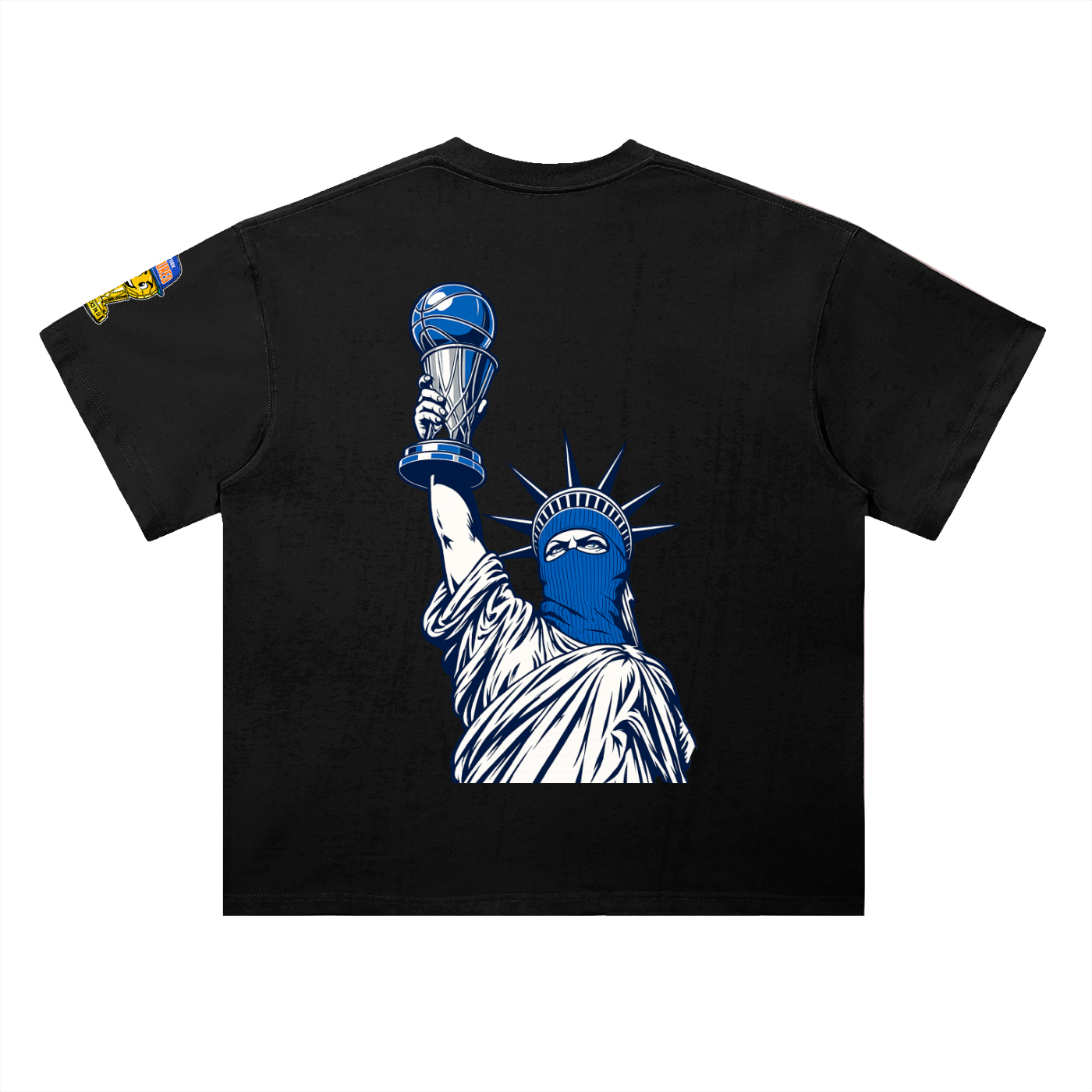 Cultured. Knicks Championship Heavyweight  T-Shirt (Blue)