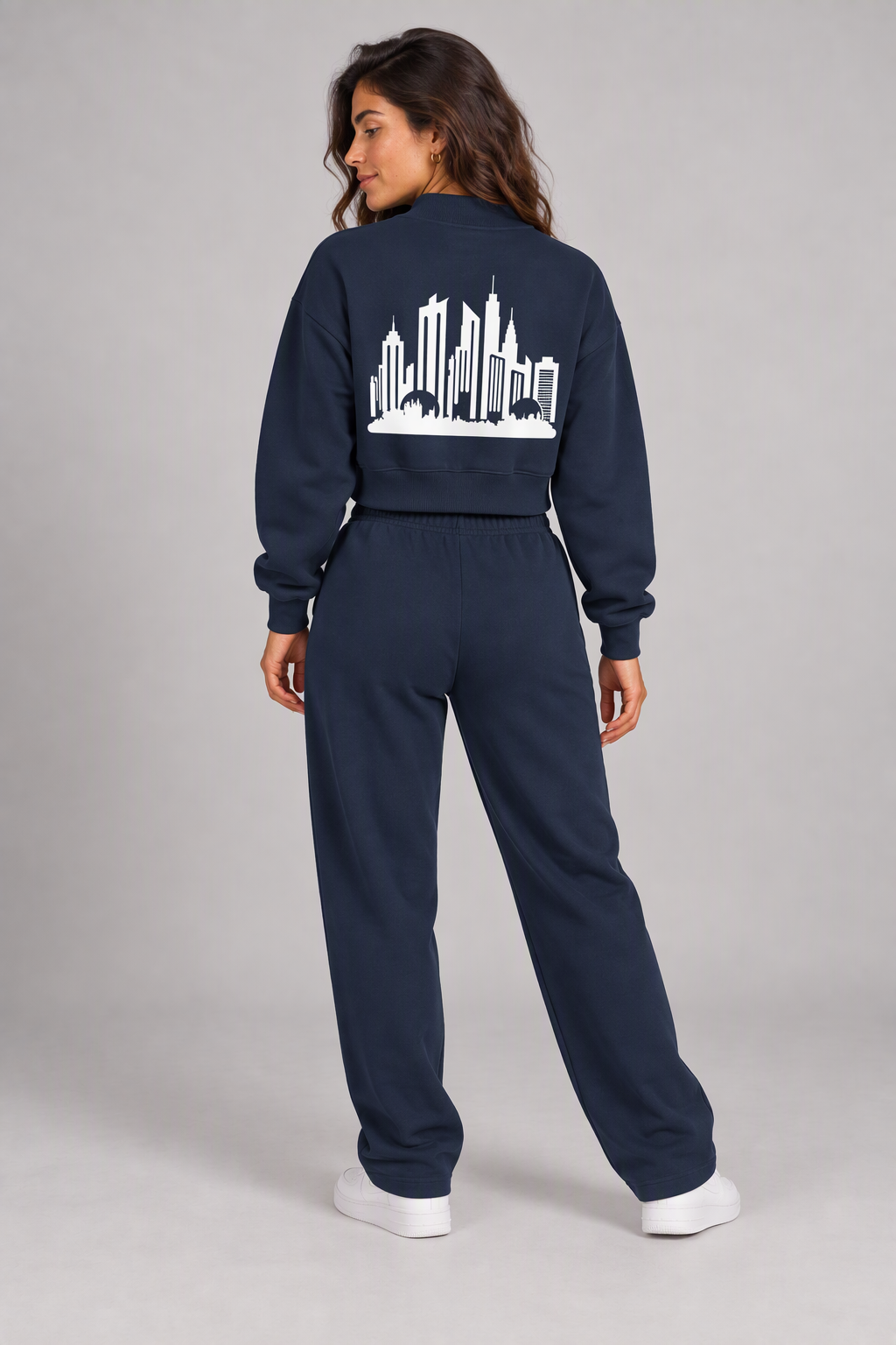 Cultured. Women’s Fleece Mock-Neck Crew Sweatshirt