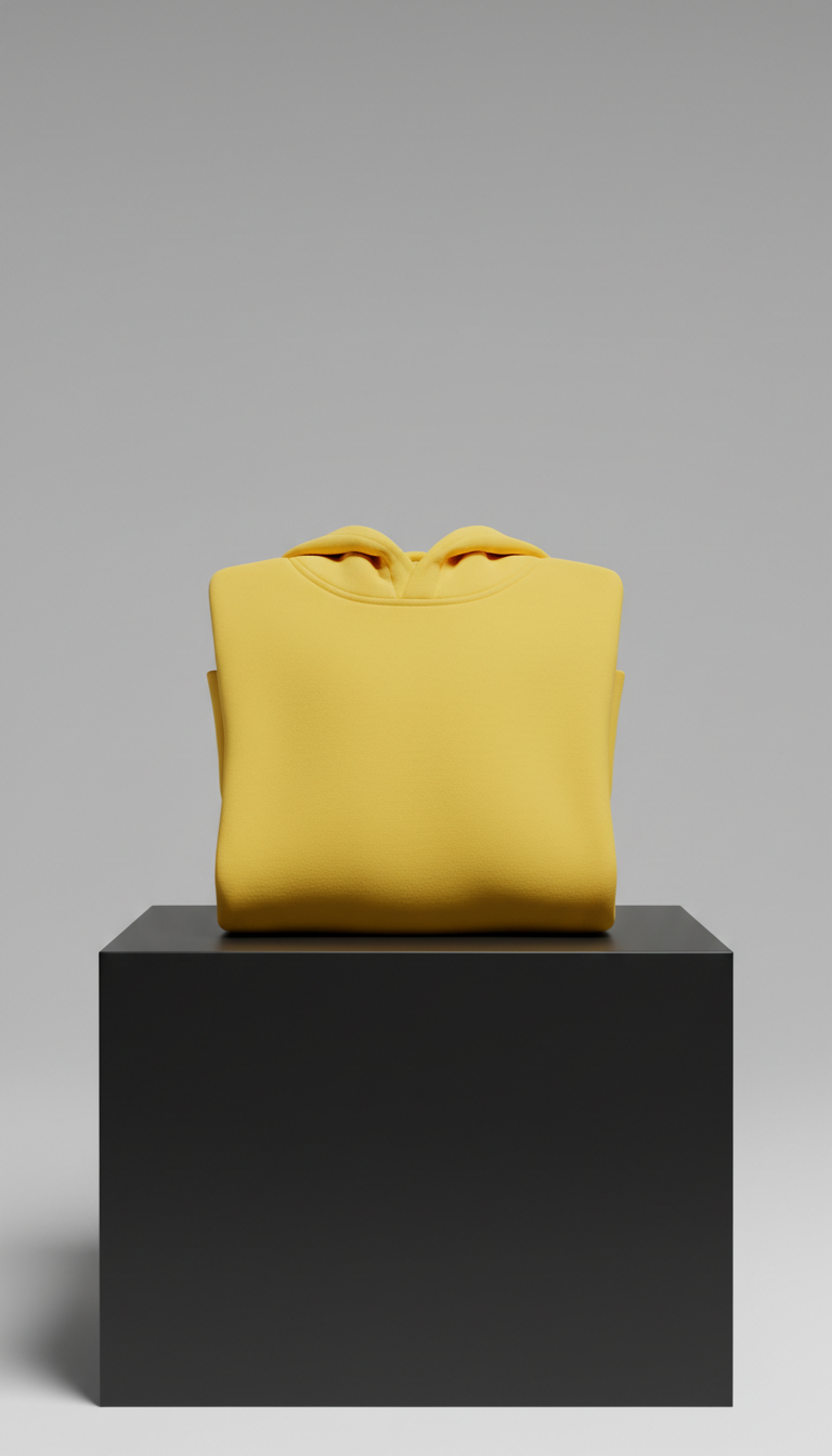 Amp Yellow Logo Hoodie