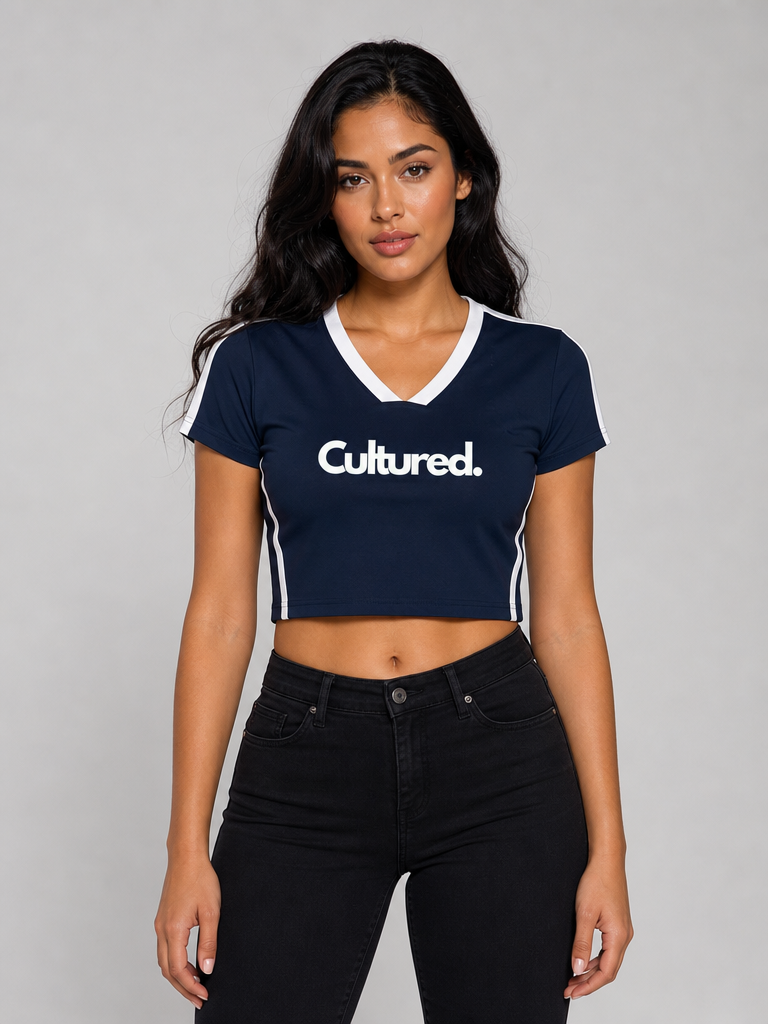 Cultured. Slim Fit Color Block T-Shirt