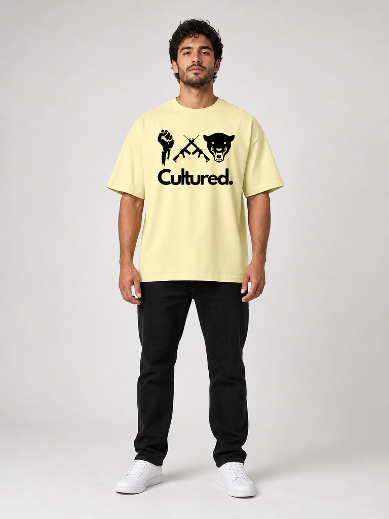 Cultured. Fight, Resist, Black Panther Unisex T-Shirt